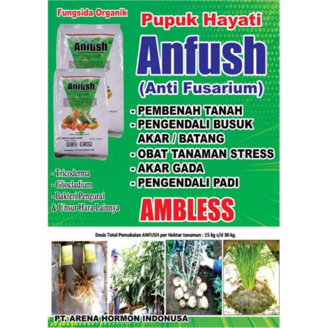 Pengendali Busuk Akar Batang Anfush Fungisida Organik Kemasan 500 Gram Shopee Indonesia