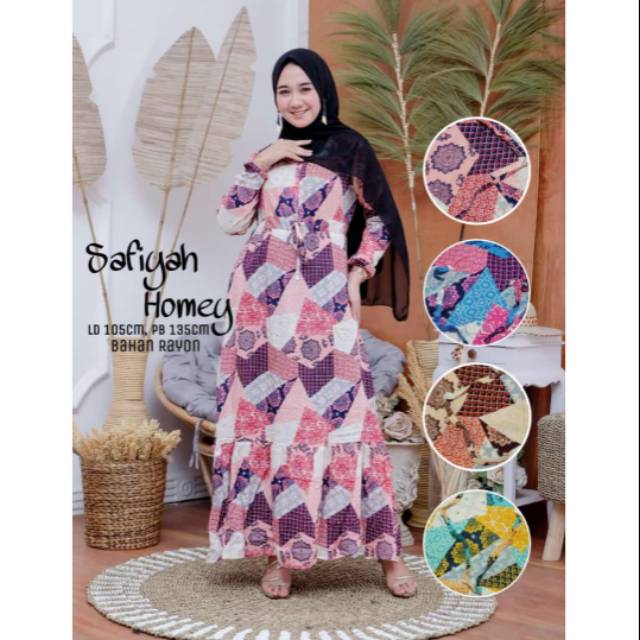 Safiyah Homey Dress/Homey Dress/Dress Rayon
