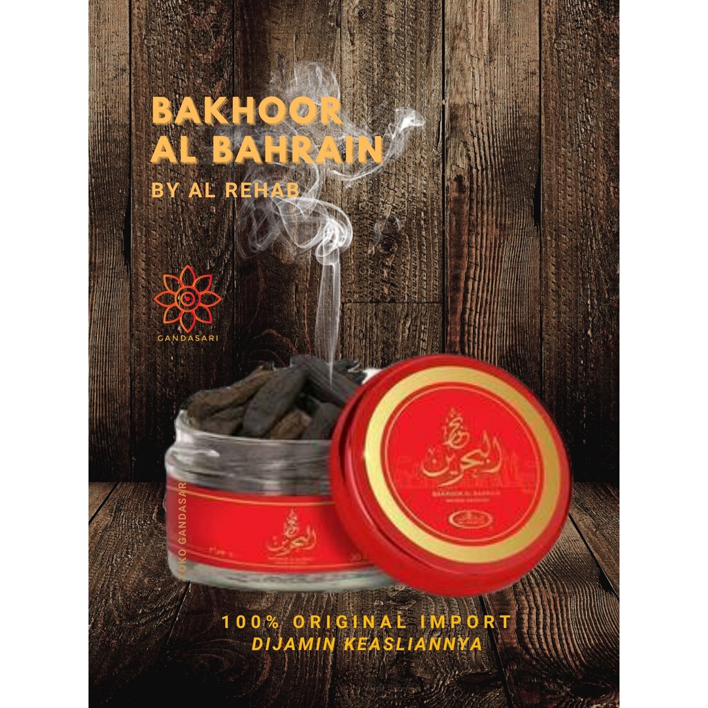 TERBATAS BAKHOOR AL BAHRAIN Al Rehab IMPORT Arab Saudi Ori Bukhur Buhur dengan aroma wangi segar ter