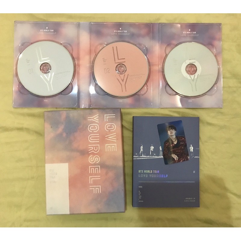 (BOOKED) UNSEALED DVD BTS LOVE YOURSELF LY TOUR IN SEOUL PC YOONGI SUGA