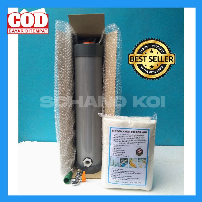 [PAKET 1] RUMAH FILTER AIR SCHANO KOI, HOUSING FILTER, FILTER CANISTER, FILTER AIR KRAN
