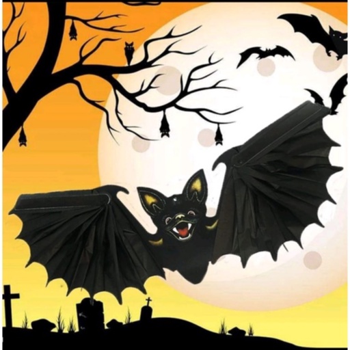 Halloween Flying Bat cardboard gantungan kelelawar pesta