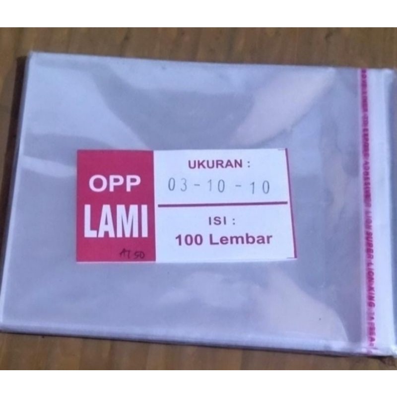 

PLASTIK OPP LEM BENING PEREKAT UK. 10x10 CM ( ISI +/- 100 LEMBAR )