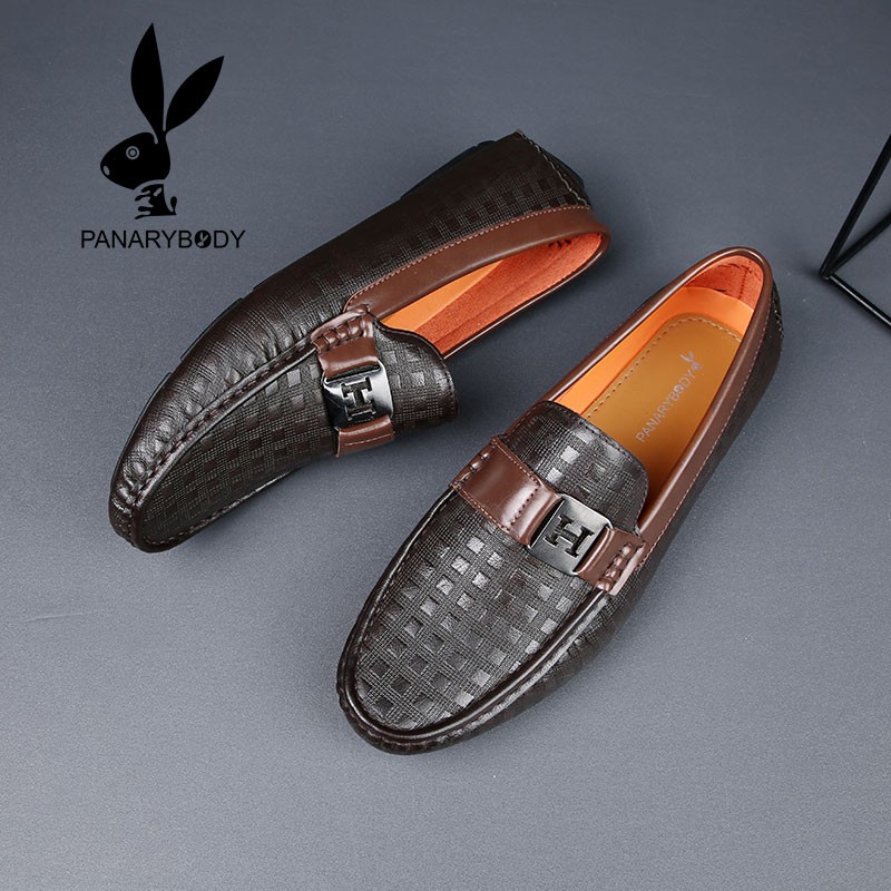 Sepatu Loafers Pria PANARYBODY Original Sepatu Formal Kasual Anti Slip Gaya Keren Outfit Kerja Meeting