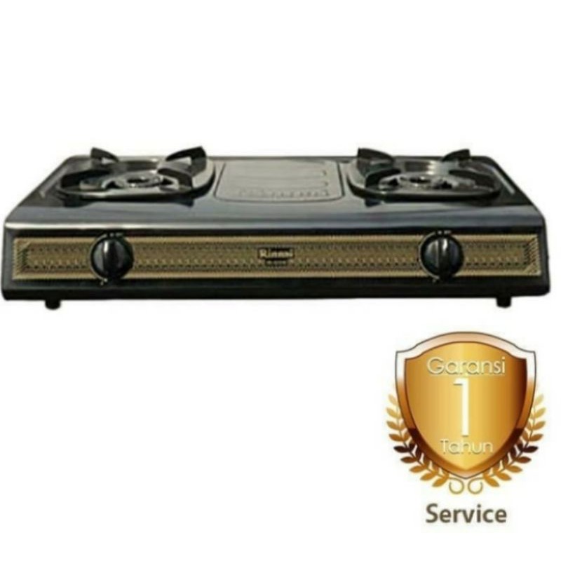 RINNAI Kompor Gas Rinnai 2 Tungku RI-522S Sun Burner