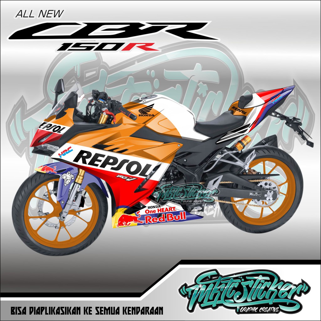 STIKER FULL BODY CBR 150 REPSOL HONDA