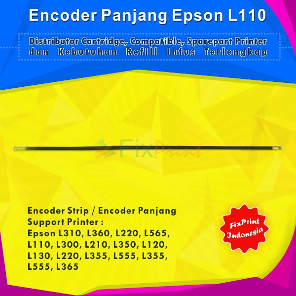 Encoder Panjang Epson Timing Strip L110 L120 L121 L210 L220 L300 L310 L350 L355 L360 L365 L380 L385 L405 L485 L550 L555 L565