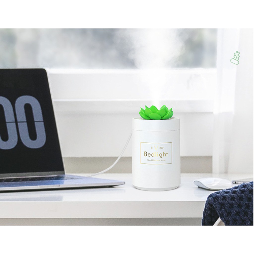 Cactus Humidifier Diffuser USB/ Aromaterapi Atomizer Purifier Pengharum Pelembab Penjernih Udara