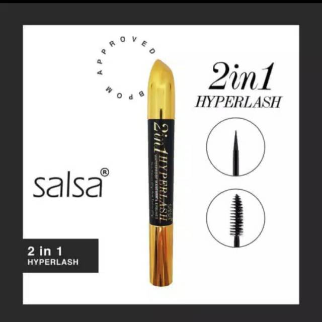 Salsa Mascara maskara Waterproff HYperlash 2in1