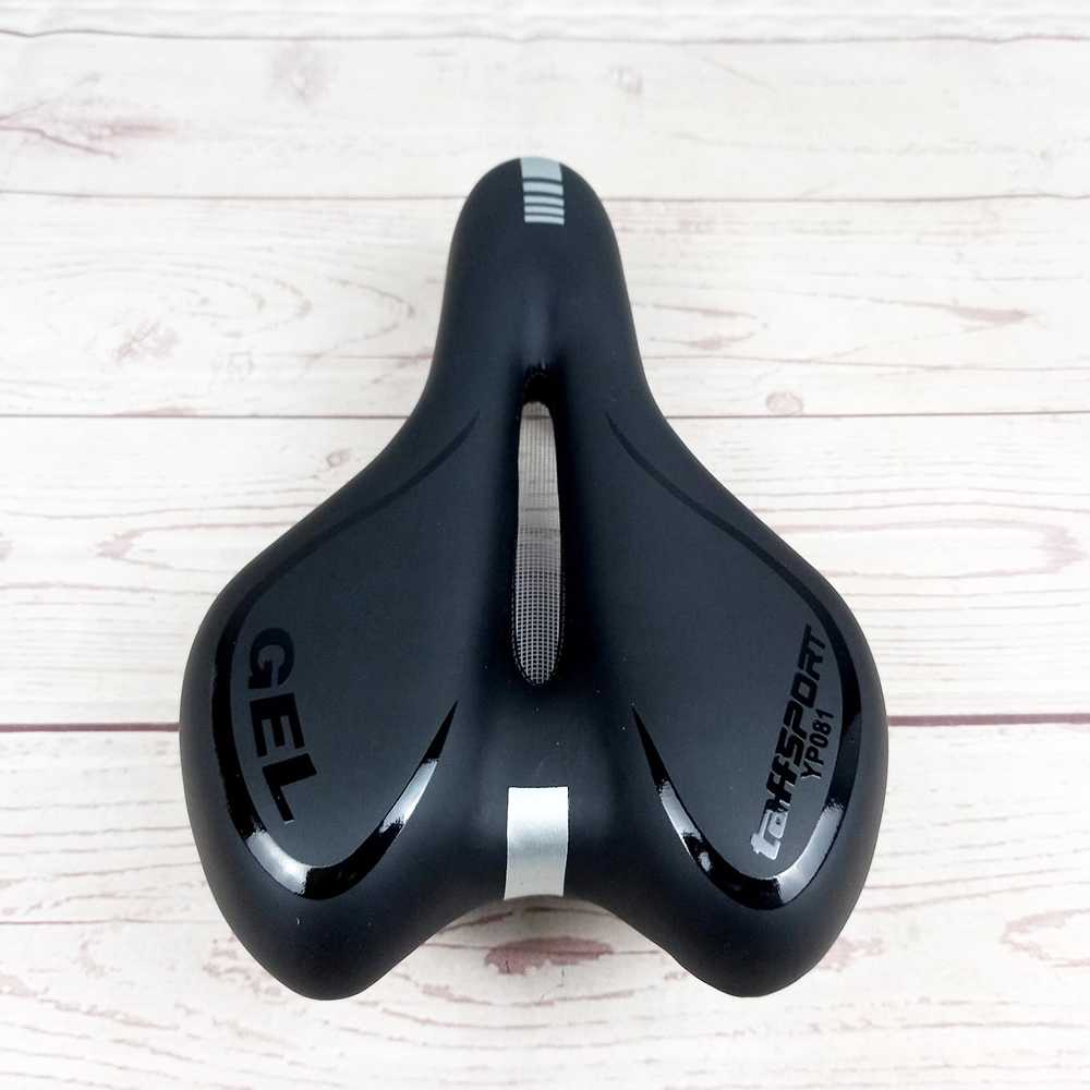 TaffSPORT Jok Sadel Sepeda Bike Saddle Silicone Gel Cushion