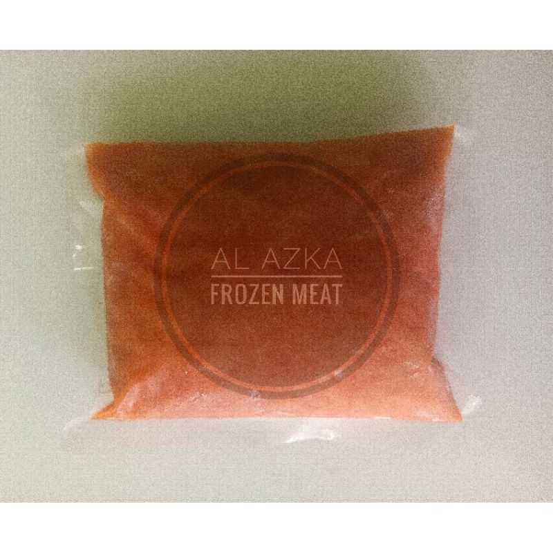 

Salmon Kerok / Tetelan Salmon / Daging Salmon Cincang / Salmon Mince 500 Gram