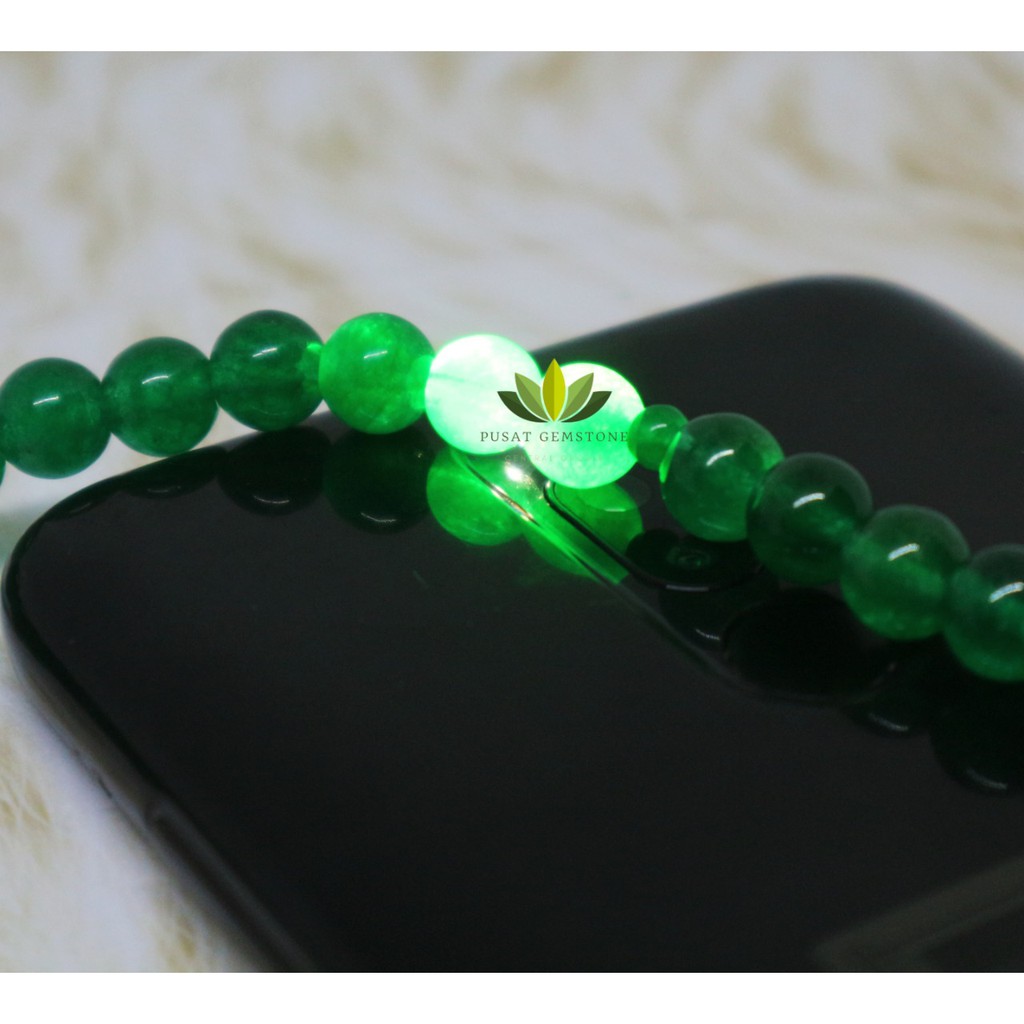 Tasbih 99 Batu Giok Hijau
