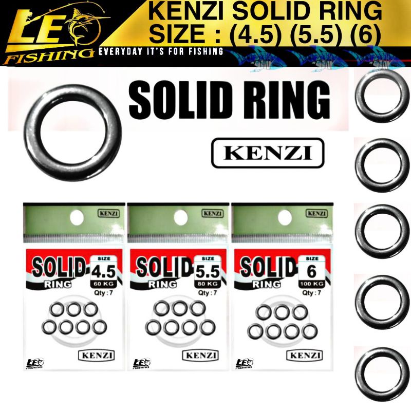 SOLID RING KENZI SIZE 5.5(80KG) 6(100KG) ISI 7PCS/PACK