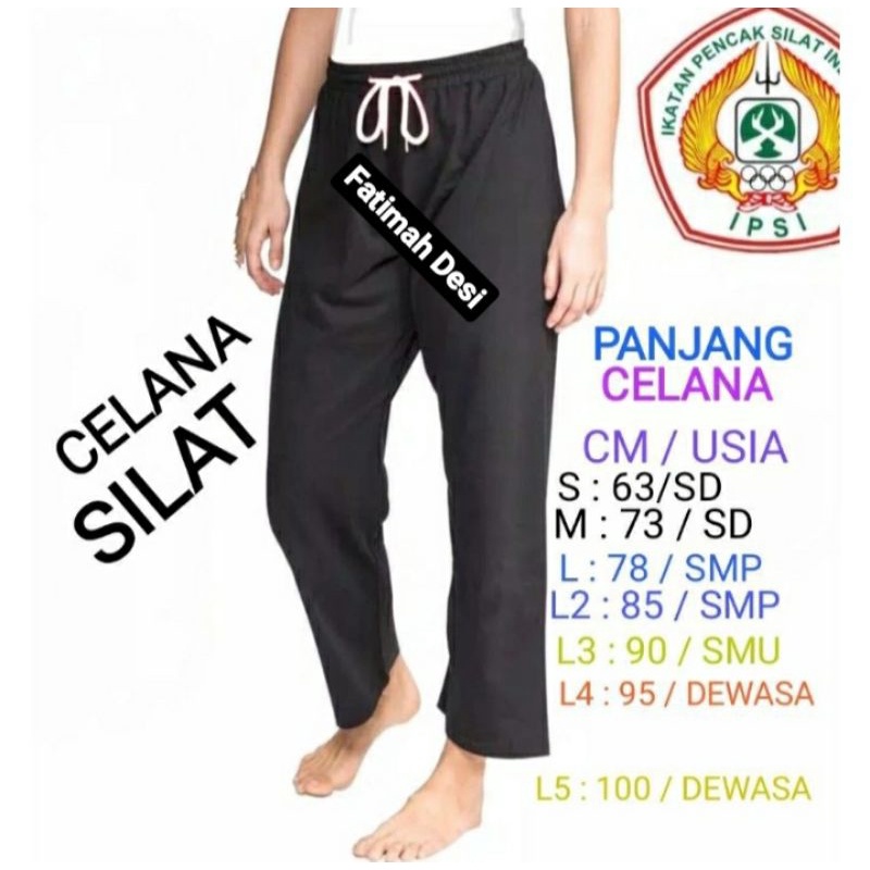 Celana Silat Hitam