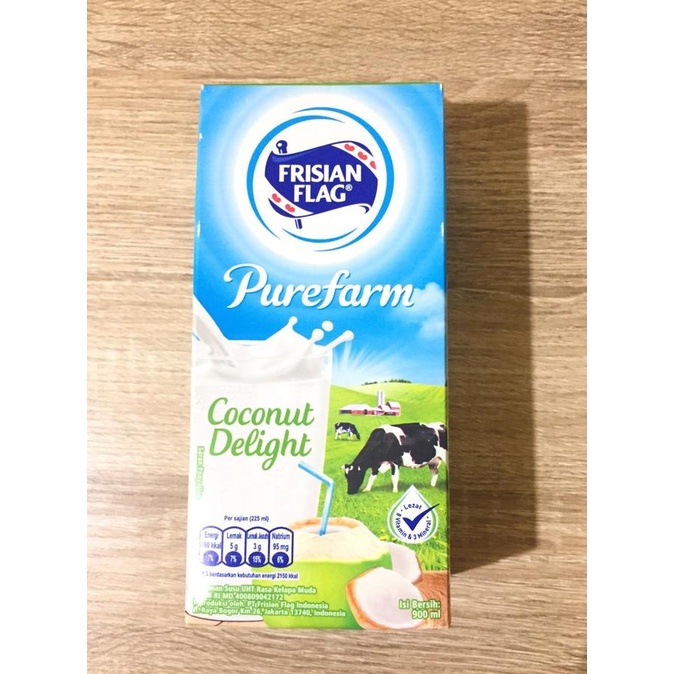 

BAYAR DITEMPAT Susu Frisian Flag Coconut Delight 900ml - KARTONAN