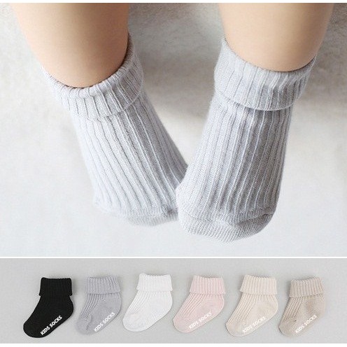 (Pimenova) kaos kaki bayi polos , kaos kaki bayi antislip , baby socks pastel , pastel baby socks