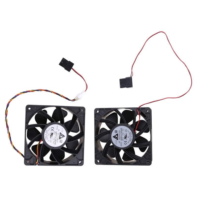 Bt 6000rpm Kecepatan Tinggi 120mm Cooling Fan Dual Bearing 12cm QFR1212GHE 12V Untuk DC 120X120X38mm Brushless Miner Cooler Fa