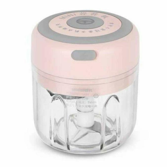 Terlaris Chopper Mini Electric Chopper Mini Portable - Pink Terlaris
