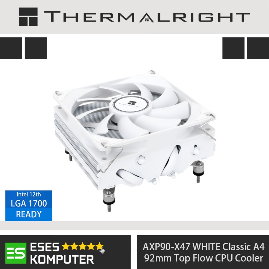 HSF THERMALRIGHT AXP90-X47 WHITE | Low Profile Mini ITX CPU Cooler