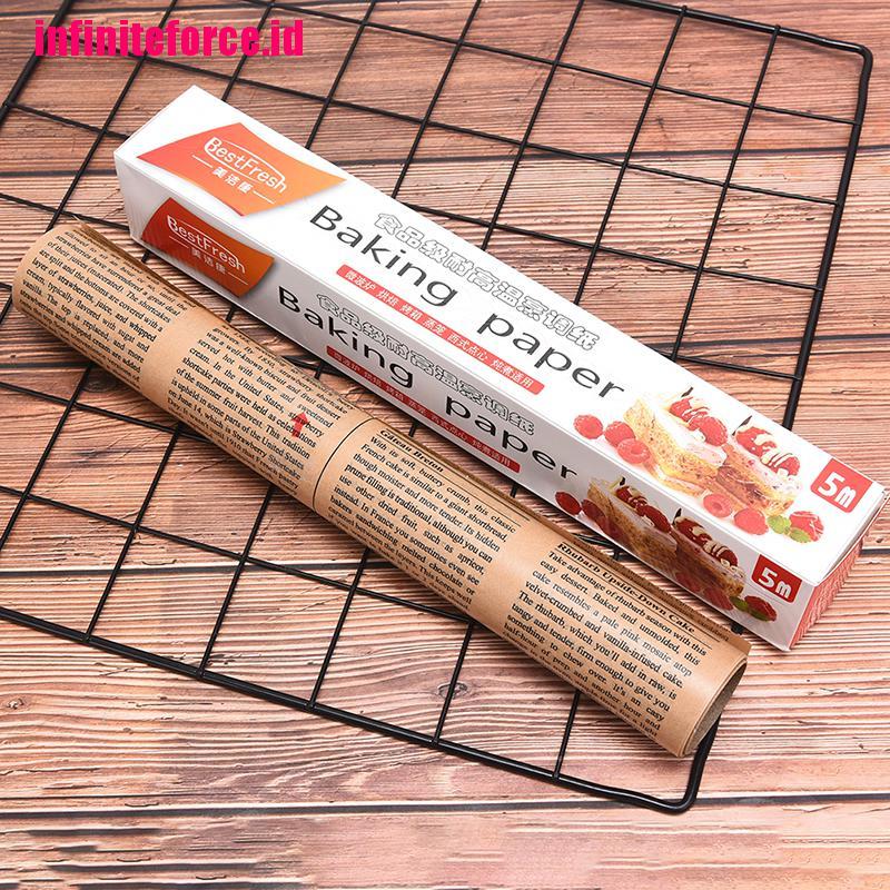 5M Baking Paper Barbecue Double-sided Silicone Oil Paper Parchment Oven Paper