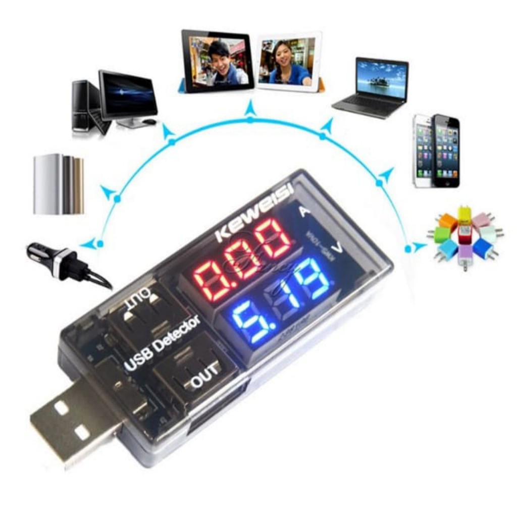 Dual USB Charger Doctor Detector