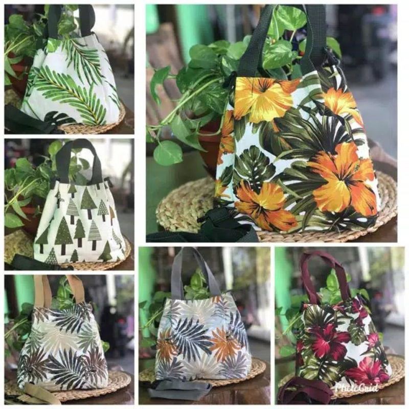 tas kanvas Sling bag jogja