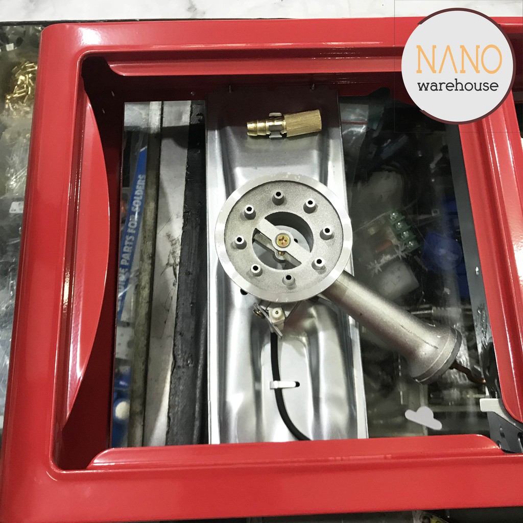 Kompor Gas Mini Portable Progas 2 in 1 Bisa Gas Kaleng dan Tabung Gas