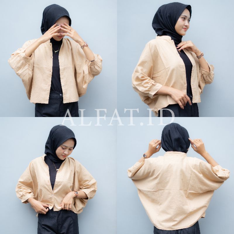 IFA BATWING POLOS / BLOUS OUTER KEMEJA // BATWING POLOS OVERSIZE