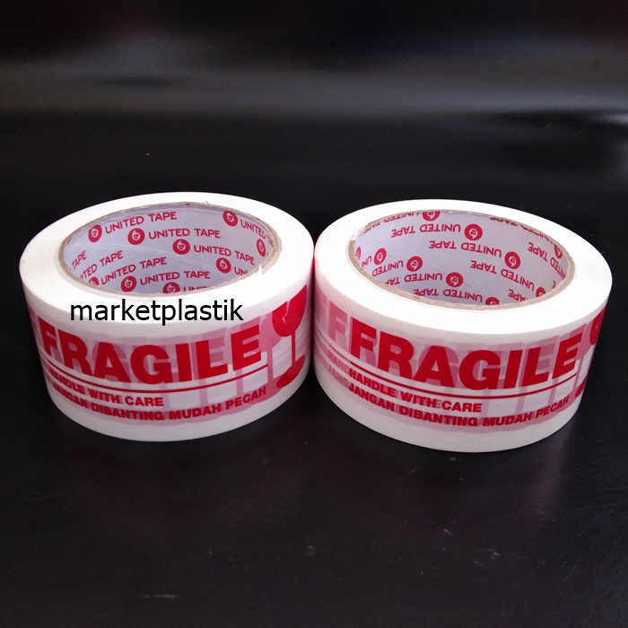 

Lakban Fragile 100 Yard/Lakban Pecah Belah/Lakban 100 Yard
