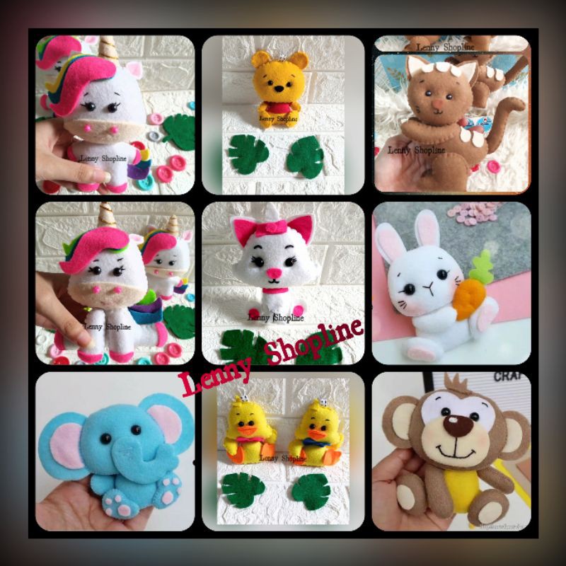 Boneka Flanel Hewan/Aplikasi boneka flanel