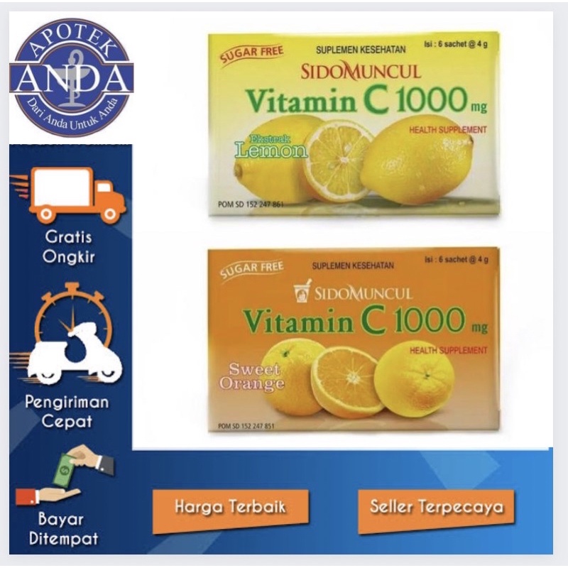 Vitamin C 1000 Sidomuncul / Sidomuncul C 1000 / Vitamin C Sidomuncul