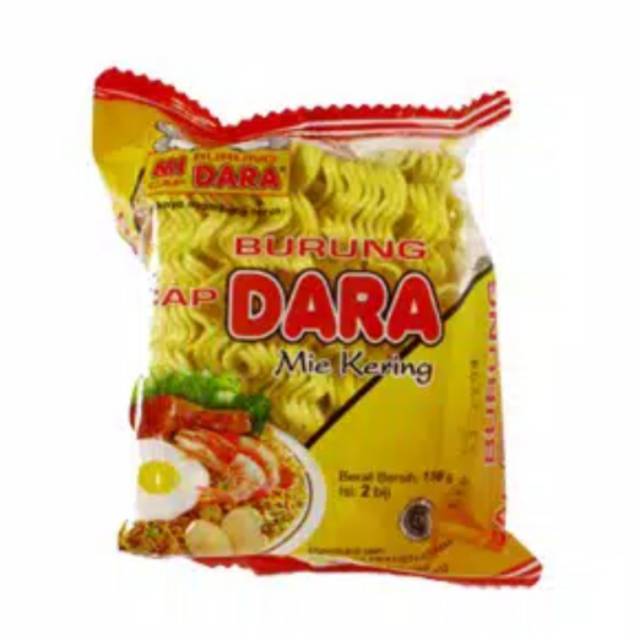 

Mie Burung Dara / mie kering Cap burung dara