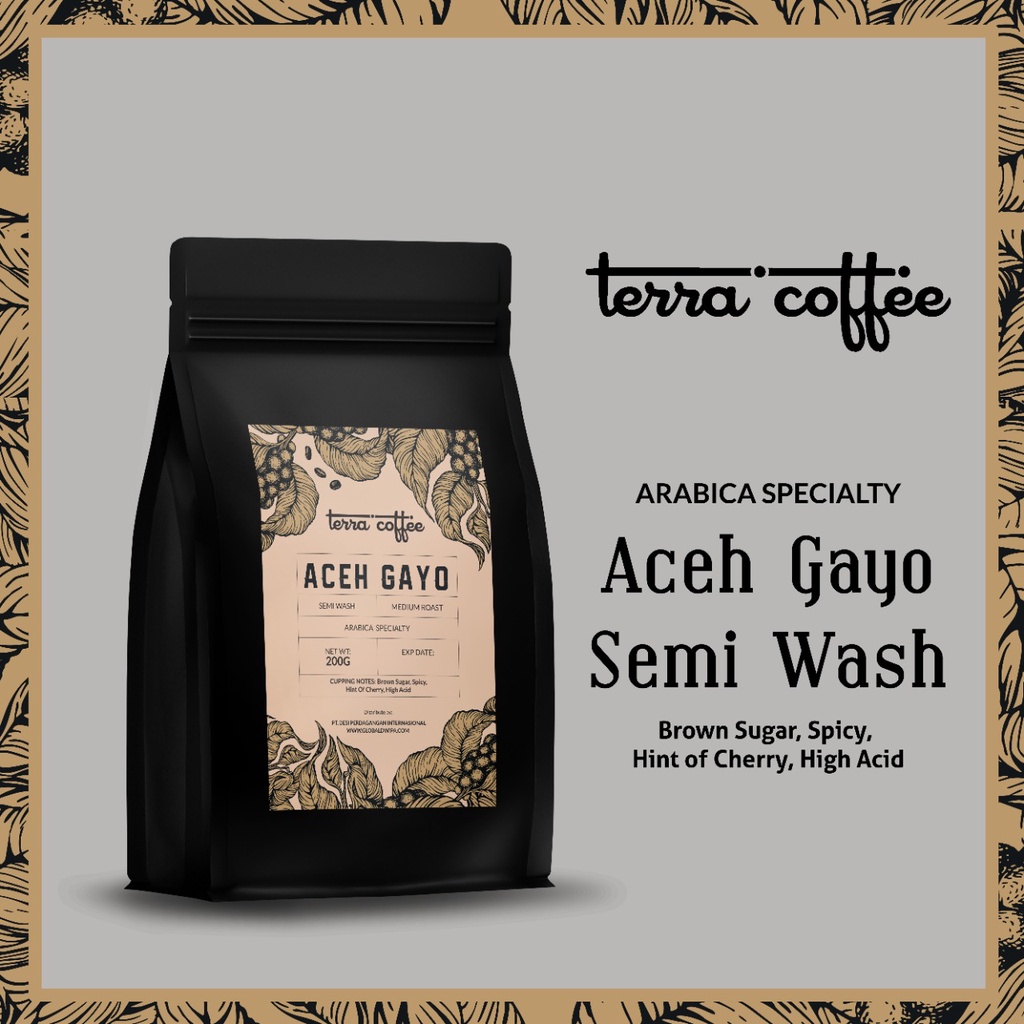 

Kopi Arabika Gayo Semi Wash Arabica Coffee Beans Single Origin Specialty Coffee Roast Bean Espresso Dan Manual Brew Roaster 200 Gram Bubuk Biji