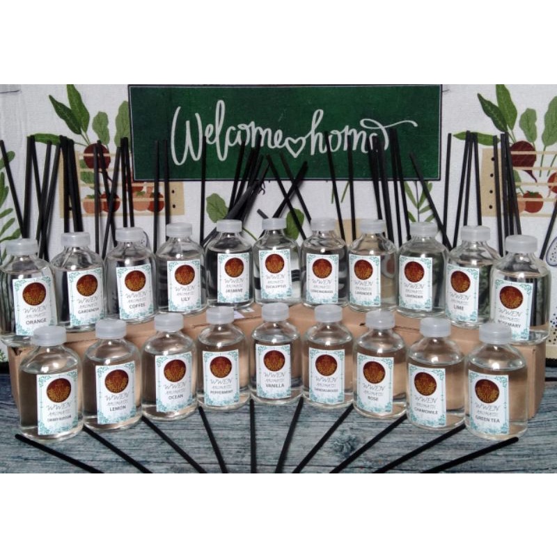 Reed Diffuser 60Ml Pengharum Pewangi Ruangan oil Aromatherapy Replenisher Pewangi Pengharum Ruangan Essential Oil Aroma Murah