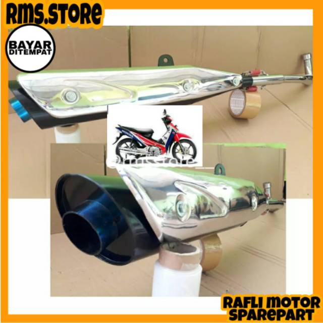 Knalpot Racing Tsukigi Honda Supra X 125 / Knalpot Sugi supra