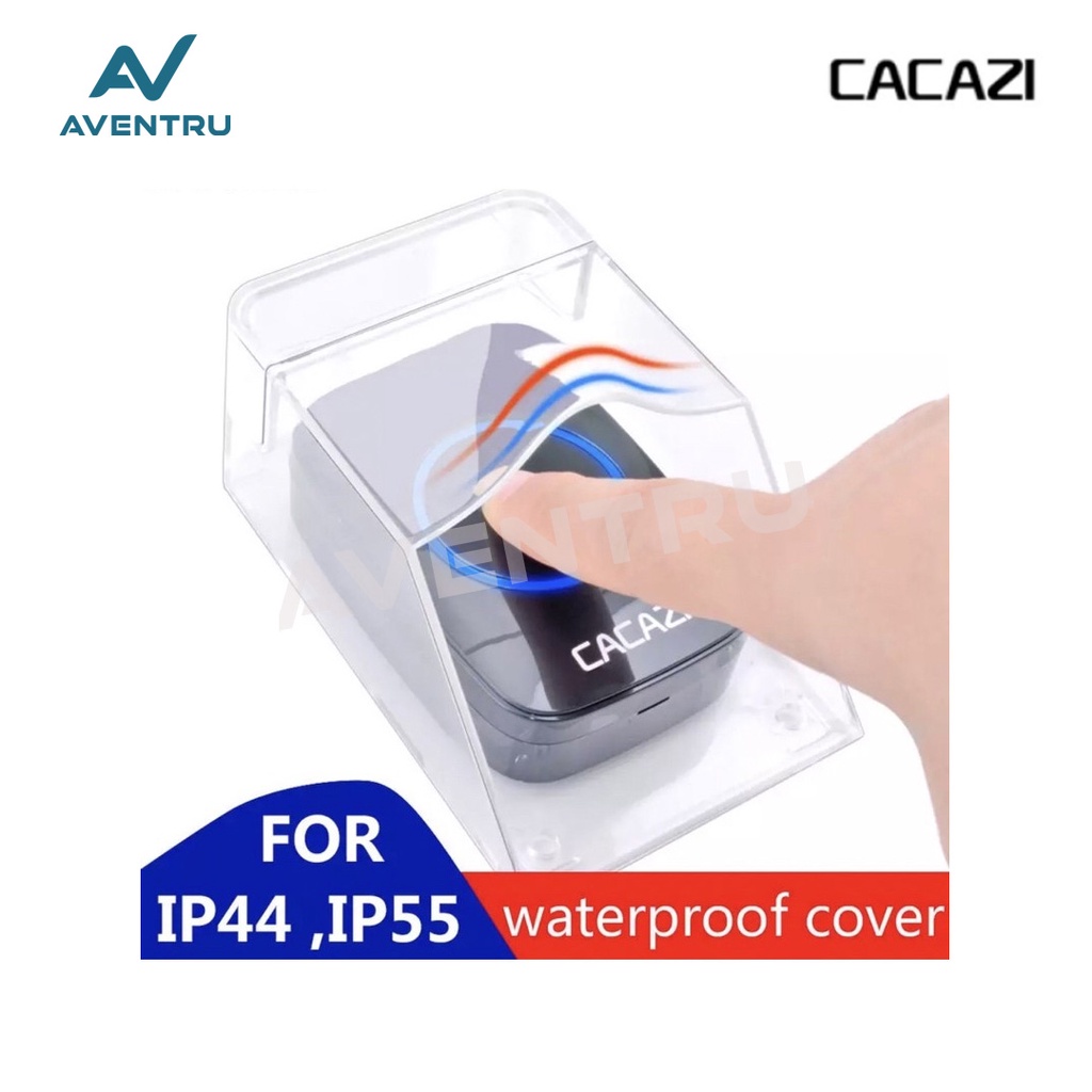 Cacazi Pelindung Bel Rumah Waterproof Rain Cover for Wireless Doorbell Door Bell