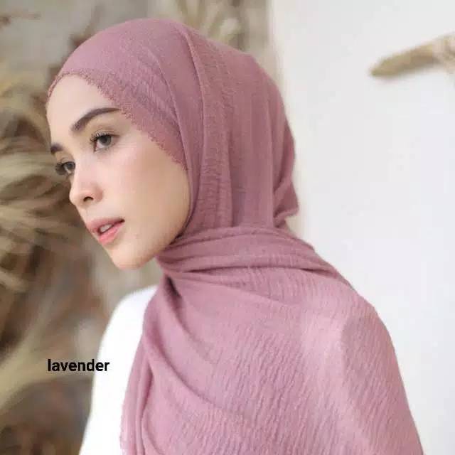 Jilbab crinkle kusut rawis/ pashmina crinkle