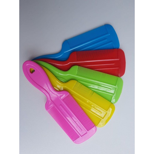 SISIR SERIT PLASTIK GAGANG WARNA (PER PCS)