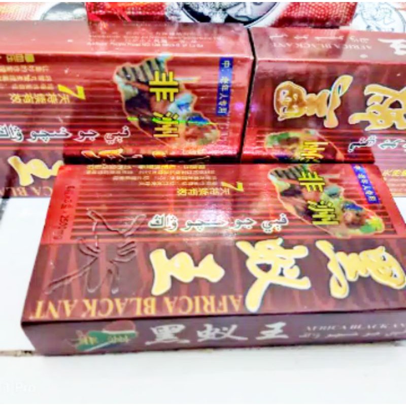 SEMUT AFRIKA BLACK KAPSUL ORIGINAL ISI 9 VIS