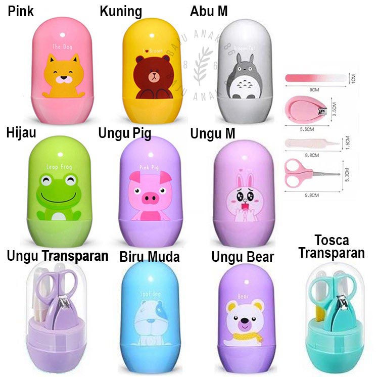 Jual Gunting Kuku Bayi Set Isi Pcs Shopee Indonesia