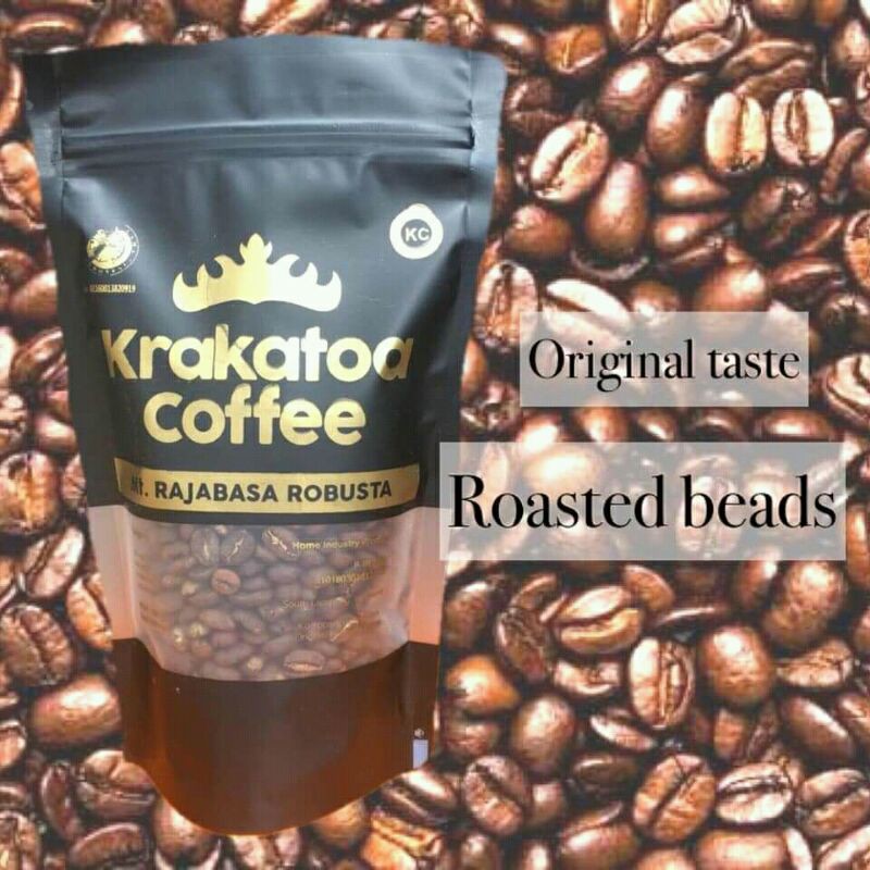 

Kopi Lampung ASLI KRAKATOA COFFE Roasted Beads Original Taste Gunung Rajabasa LAMselatan HALAL