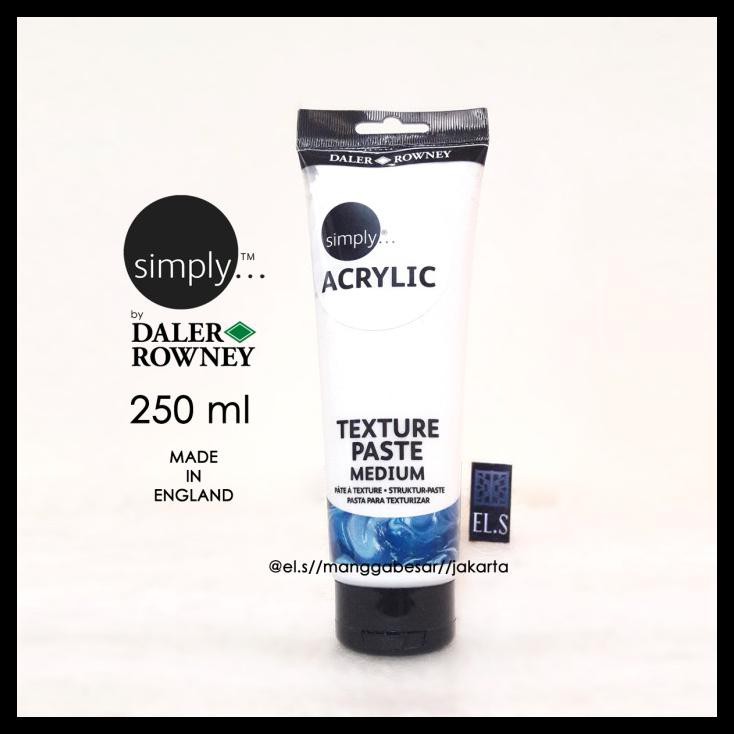 

Daler Rowney Simply Acrylic Texture Paste Medium 250 Ml (Cat Acrylic)