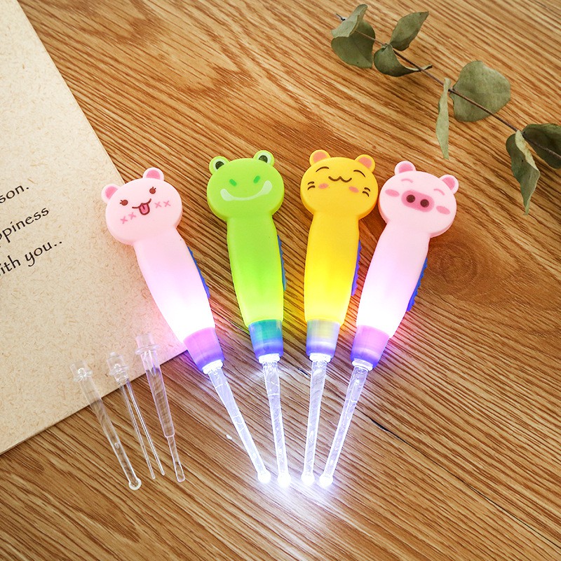 KOREK KUPING LED KARAKTER LUCU / EARPICK LED KARAKTER / KOREK KUPING SENTER / EARPICK FLASHLIGHT