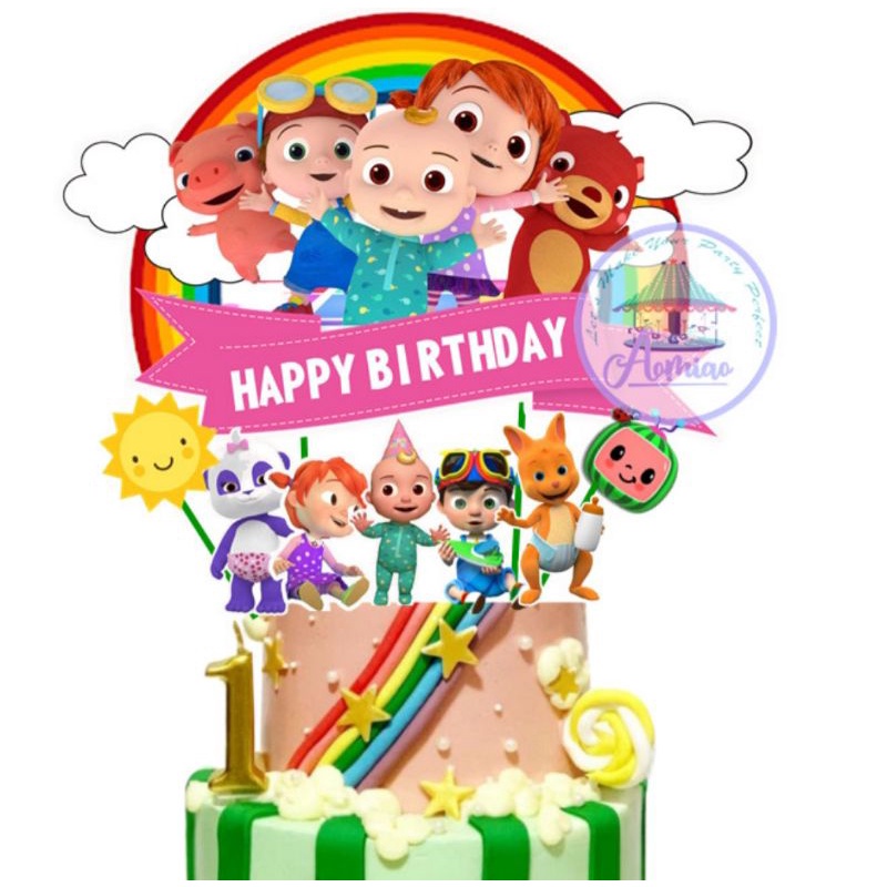 Coco melon cake topper