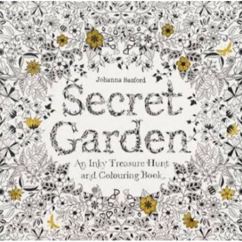 TERLARIS BUKU MEWARNAI DEWASA - Coloring Book Korea Seri SECRET GARDEN TPS ,,...,,.