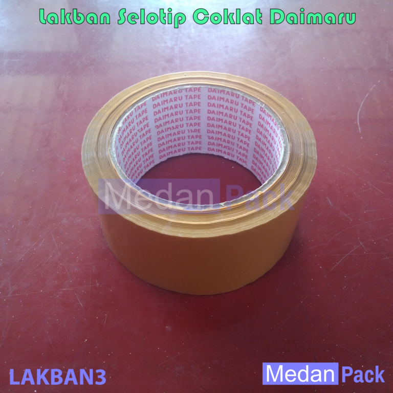 

Lakban Selotip Perekat Coklat 90 yd Daimaru