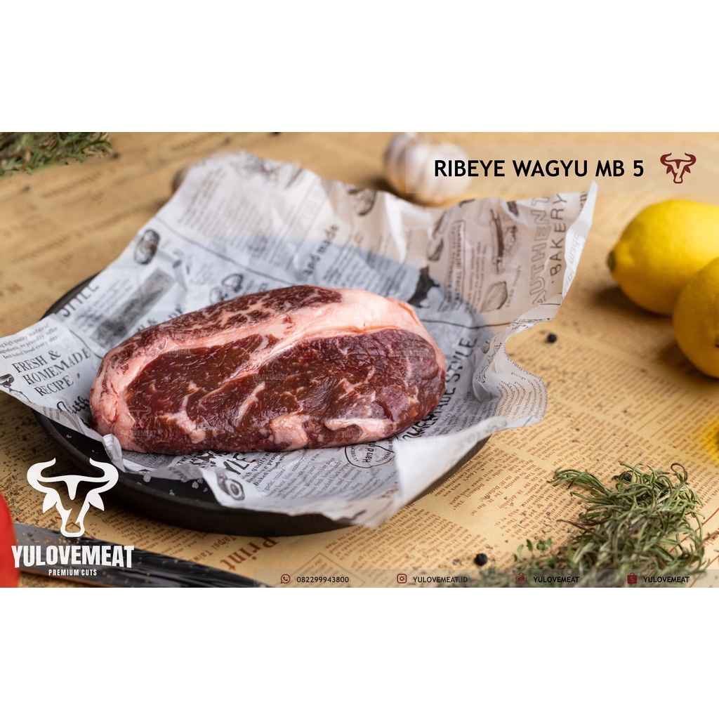 

Ribeye Wagyu MB5 MB 5 YULOVEMEAT Australian Beef