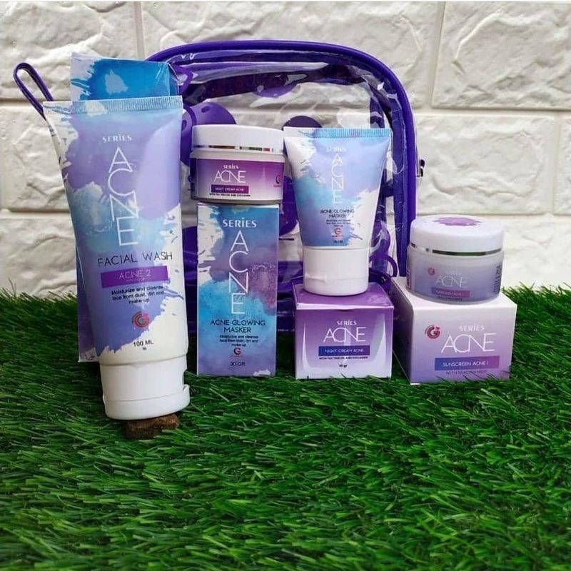 GLAFIDSYA SKIN - PAKET ACNE ORIGINAL BPOM RESELLER RESMI