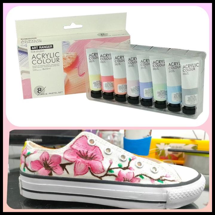 

Set 8 Warna Pastel Art Ranger Acrylic Paint Cat Akrilik