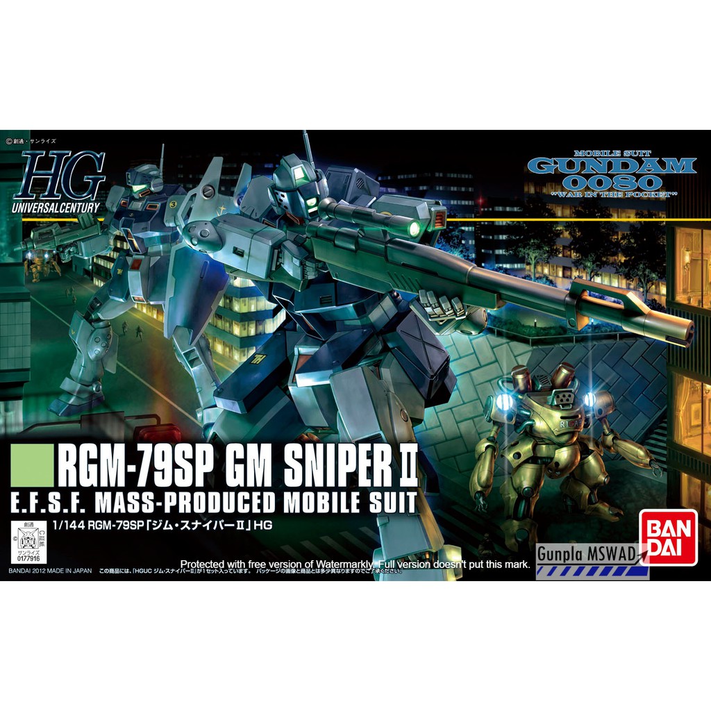HG UC RGM-79SP GM Sniper II 1/144